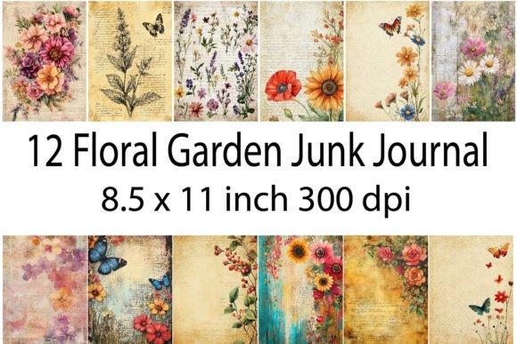Download Vintage Botanical Floral Prints Junk - Botanical floral Collection