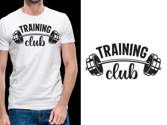 Download Training Club Gym Logo T-shirt Design - Premium Resources