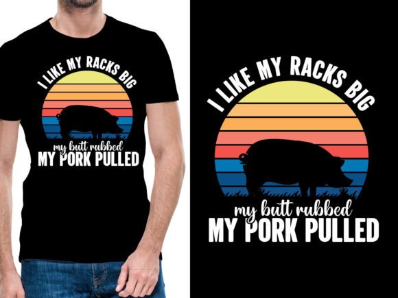 Download Pig BBQ Logo Tshirt Design - Premium Bundle