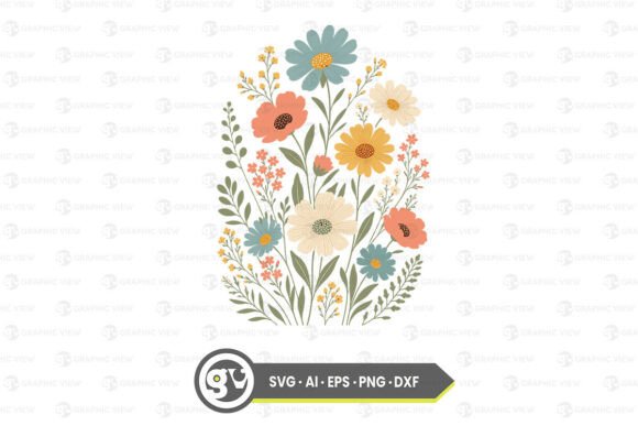 Download Wildflower Meadow Botanical Floral - Botanical floral Collection