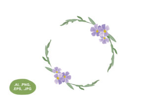 Download Botanical Floral Circle Frame - Botanical floral Collection