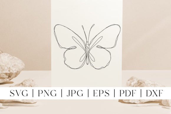 Download Butterfly Line Art SVG | Elegant Clipart - Elegant clipart Collection