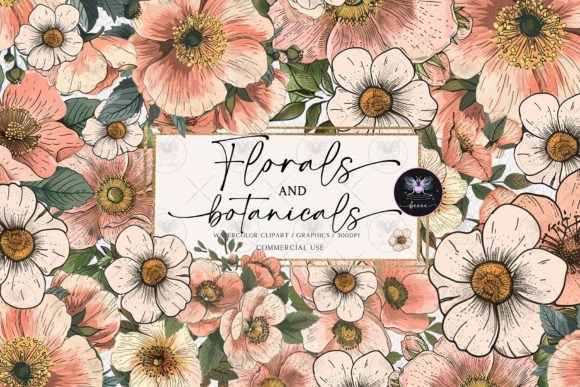 Download Botanical Floral Clipart Set - Botanical floral Collection